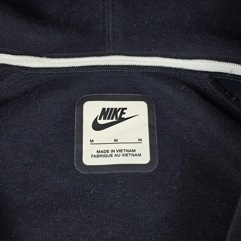 Nike Tech Fleece Hoodie Womens Medium Black Full Zip Windrunner Classic FB8338